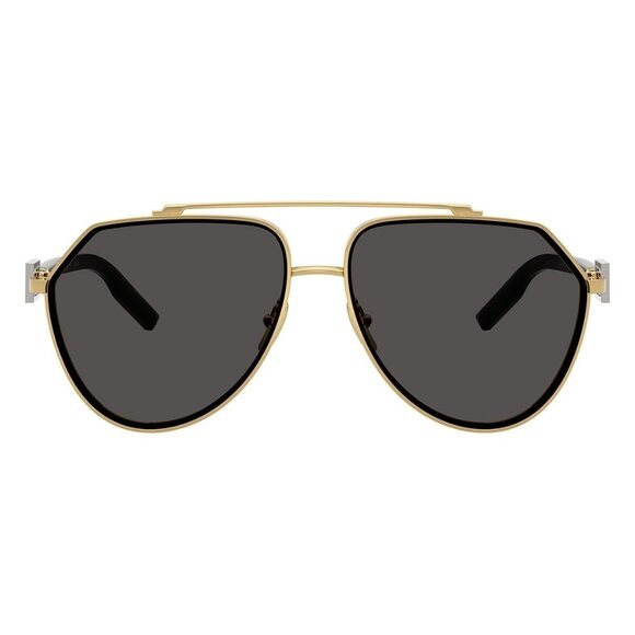New Dolce & Gabbana Gold Aviator DG2315 02/87 Sunglasses Women - Picture 2 of 6